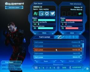 Mass effect: Fiche personnage